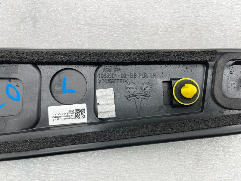 ⭕ 16-20 Model X Driver Side B-Pillar Applique Glass w/ Camera Left 109