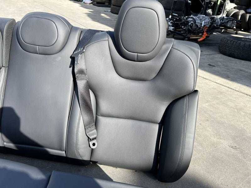 ⭕ 21-23 Tesla Model S Left & Right Front Bucket Seat + Rear 2nd Row Seat Black