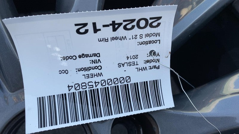 ⭕ 2012-2020 Tesla Model S MS Wheel Rim 21" inch 21x9.0J + 40MM 10-Spok