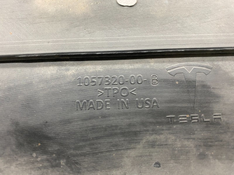 ⭕ 16-20 Model S Rear Bumper Lower Valance Splash Shield Undertray 1057