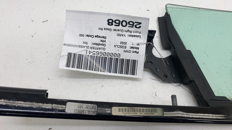 A2977203000 ⭕ 2022 EQS 450+ V297 Front Right Quarter Door Window Glass Vent RH A2977203000