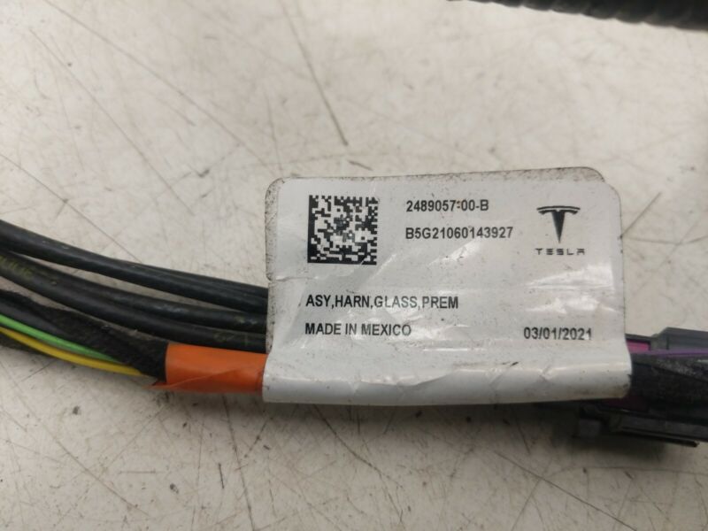 2489057 00 B ⭕2020-2023 Tesla Model Y Front Windshield Wire Cable Wiring Harness 2489057-00-B