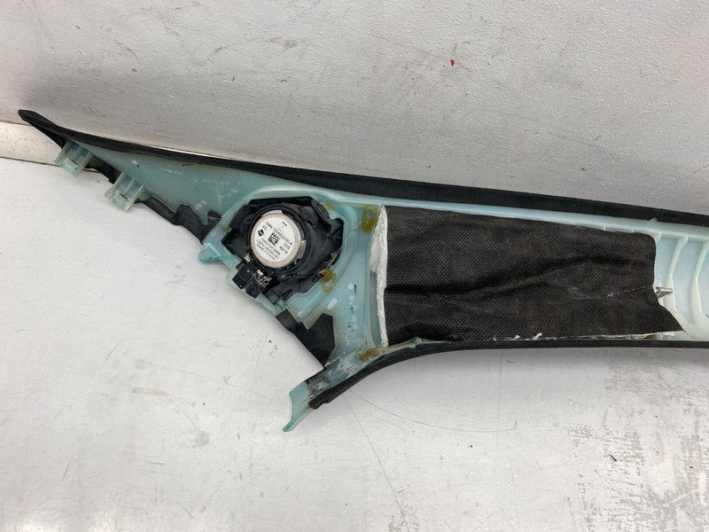 12-20 Model S Upper Front Left A-Pillar Trim Panel Cover w/ Speaker 10