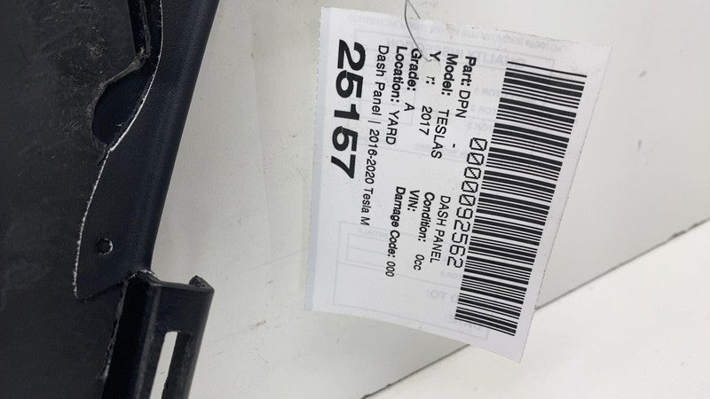 ⭕ 16-20 Tesla Model S Dashboard Instrument Panel Dash Top Pad Cover 10