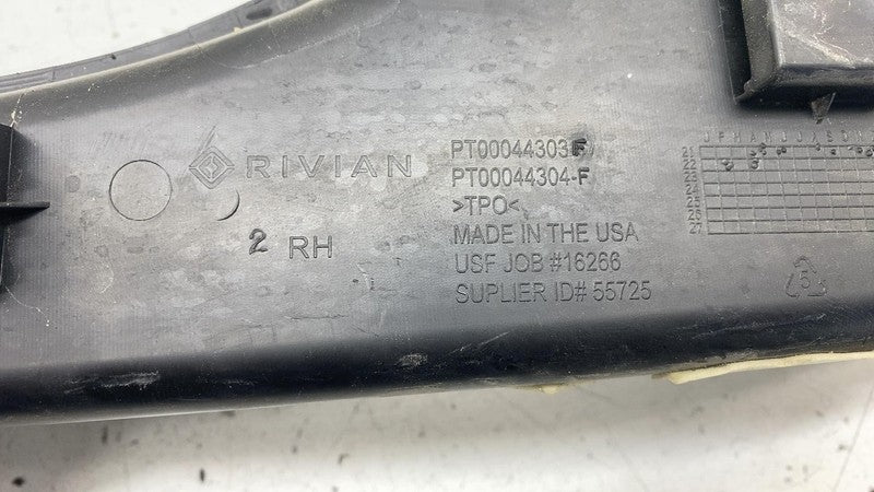 PT00044303-F 2022-2024 Rivian R1S Rear Passenger Side Quarter Gate Jamb Trim Cover Right OEM