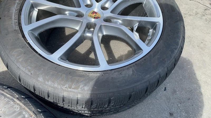 4N0 909 144 H ⭕2019-2024 Porsche Cayenne SET of 4 Front & Rear Wheel Rim 10 Bent Spoke w/ Tire