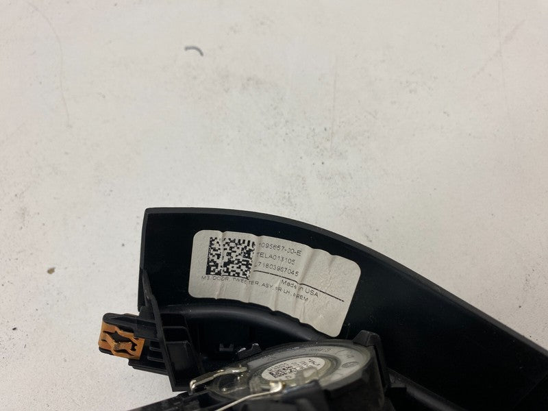 ⭕17-23 Tesla Model 3 Front Left Door Corner Tweeter Speaker & Cover 10