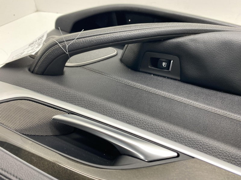 ⭕ 2017-2023 BMW 540i Rear Left Side Interior Door Panel Trim Card Blac