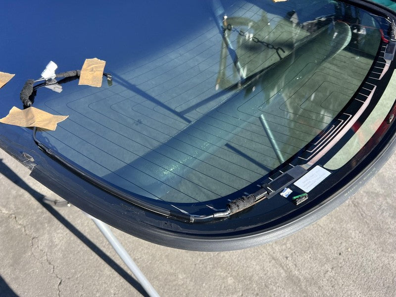 ⭕ 17-20 Model 3 M3 Rear Trunk Panoramic Backlite Glass Back Section 14