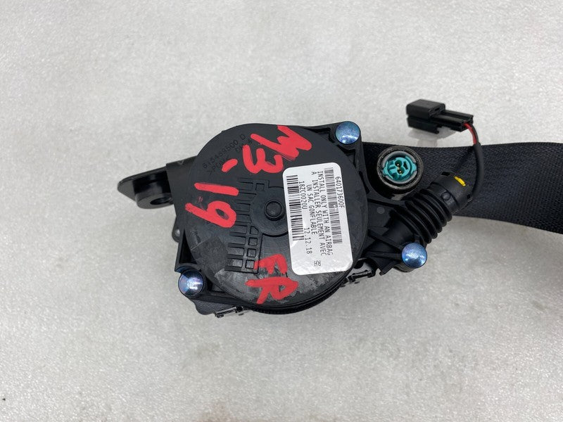 108127901F ⭕ 2017-2022 Tesla Model 3 Front Right 1st Row Seat Belt & Retractor 1081279-01-F