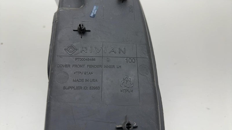 PT00048488 ⭕ 2022-2024 Rivian R1T Front Left Driver Side Fender Inner Cover Trim PT00048488