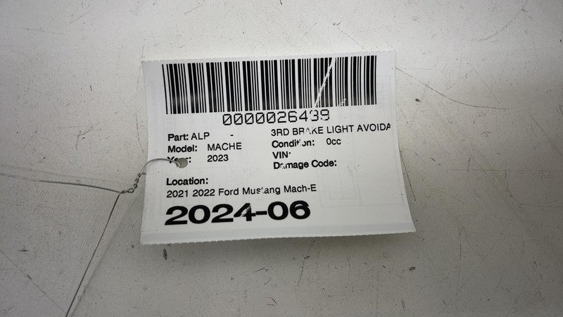 ⭕21-23 Mustang Mach-E Rear Tailgate Molding & High Mount Stop Light LJ