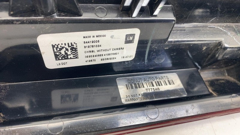 ⭕ 2025 Chevrolet Silverado 1500 LED Third Brake Stop Taillight Lamp OE