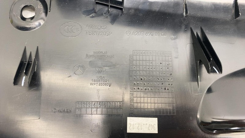 15-21 Mercedes Benz C300 W205 Trunk Latch Lock Sill Scuff Plate Trim A
