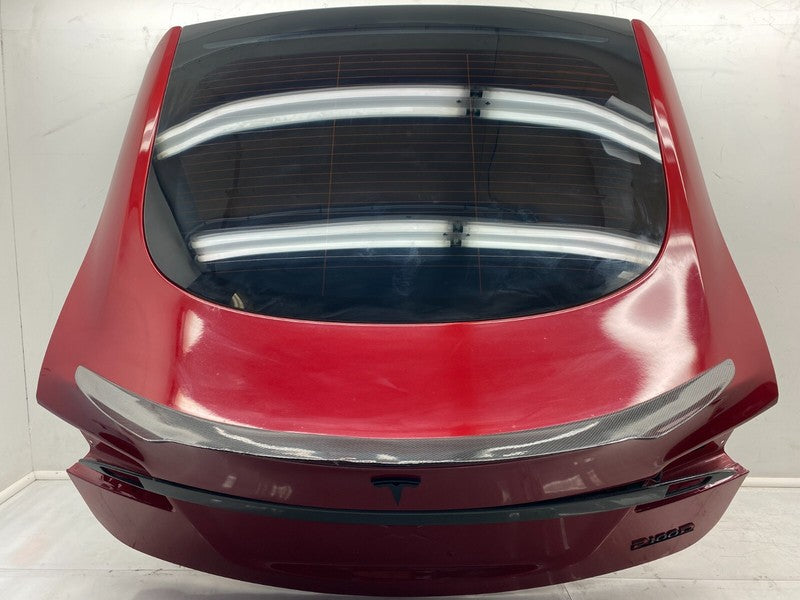 E6 43R-000319 ⭕2016-2020 Tesla Model S Liftgate Trunk Lid Tailgate Hatch Shell w/ Window Glass
