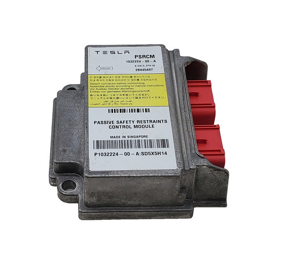 ⭕ 16-19 Model S Passive Safety Restraint Control Module Crash Data 1032224-00-A