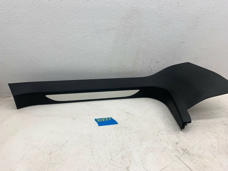 ⭕ 2012-2020 Model S Front Left Sill A-Pillar Lower Trim Cover Panel 10