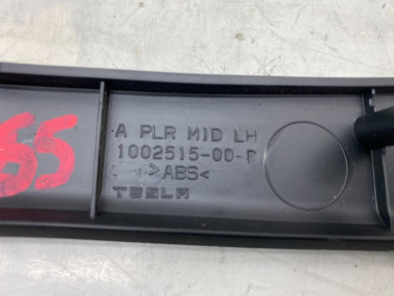 100251500D ⭕12-20 Model S Front Driver Side Mid A-Pillar Trim Cover Panel Left 1002515-00-D