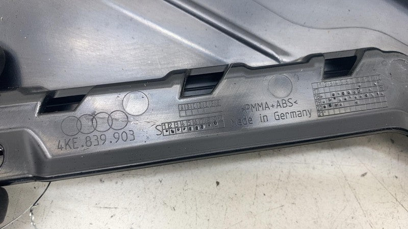4KE 839 903 ⭕ 19-23 Audi E-Tron Rear Left Door Window Rearward Applique Molding 4KE839903