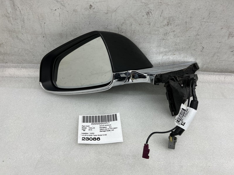 1041317-00-A 2012-2016 Tesla Model S Front Left Exterior Door Mirror Premium LH Black - PBSB