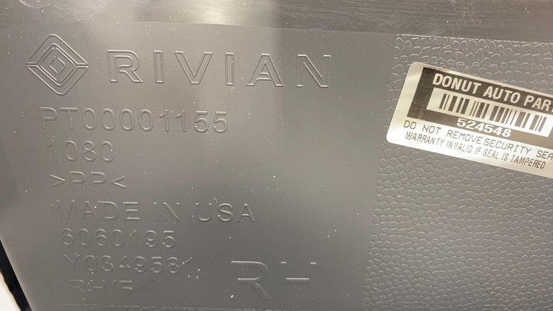 PT00001155 ⭕ 22-24 Rivian R1T R1S Front Passenger Door Trim Panel Cover Right RH PT00001155