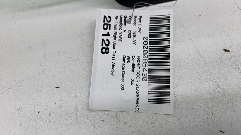 ⭕ 2020-2024 Tesla Model Y Front Passenger Door Window Glass Right RH D