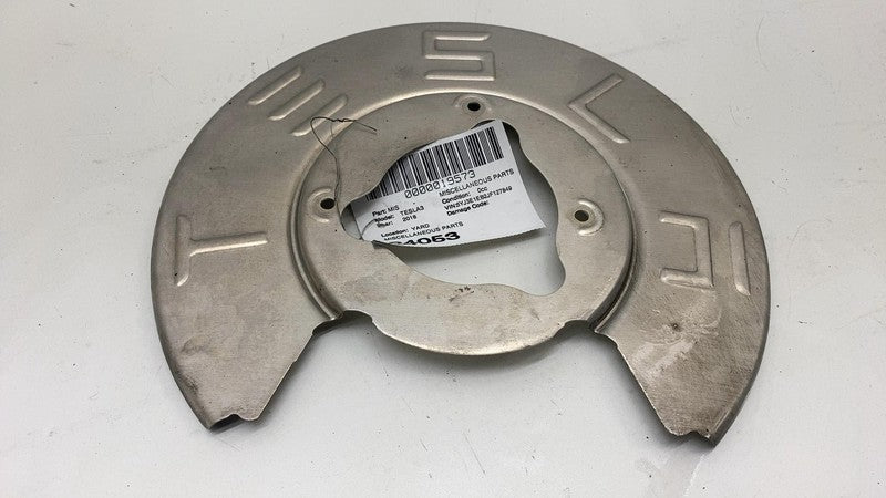1044665 C ⭕ 2017-2023 Tesla Model 3 Y Rear Side Brake Disc Protection Plate Left 1044665-C