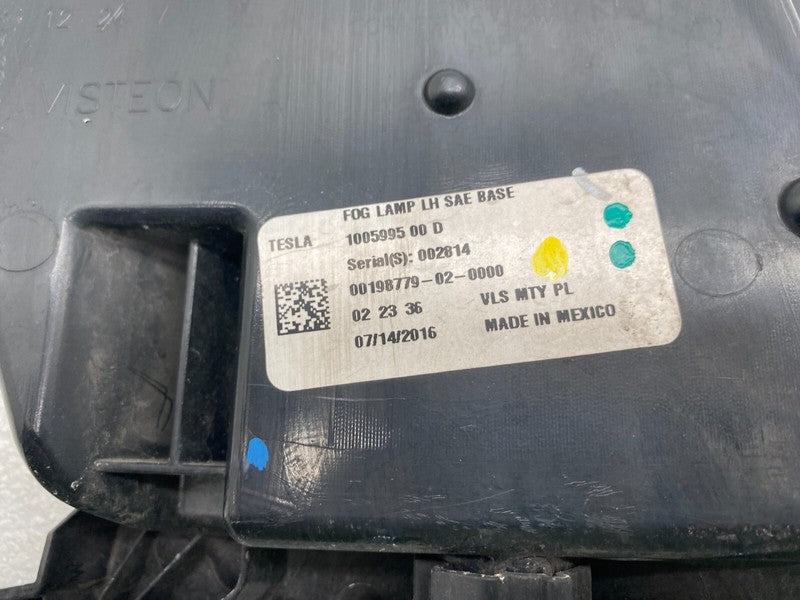 100599500D ⭕ 12-20 Model S Front Driver Side LED Fog Light Cornering Lamp Left 1005995-00-D