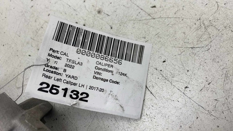 ⭕ 17-25 Tesla Model 3 Rear Left Brake Caliper w/ Brake Hose Line LH 10