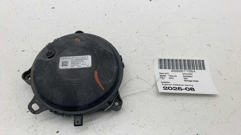 167111300B ⭕ 24-25 Tesla Model 3 M3 Pedestrian Warning Sound Audio Speaker 50W 1671113-00-B