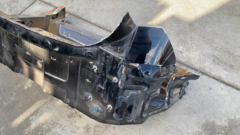 21-24 Tesla Model S Rear Closeout Tail Panel w/ Left & Right Rail Black - PBSB