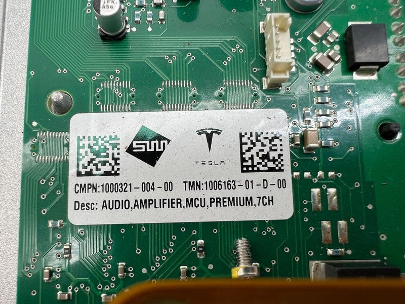 1006163-01-D ⭕ 2012-2020 Tesla Model S X Premium MCU Audio Amplifier Board Unit 1006163-01-D