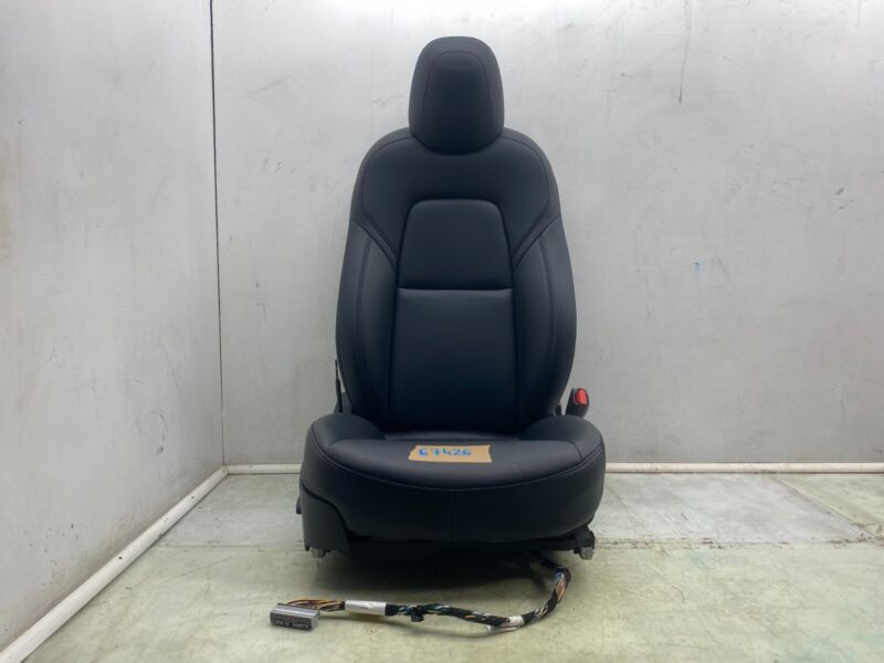 ⭕ 2017-2022 Tesla Model 3 Y Front Passenger Side 1st Row Seat Black Right Assy