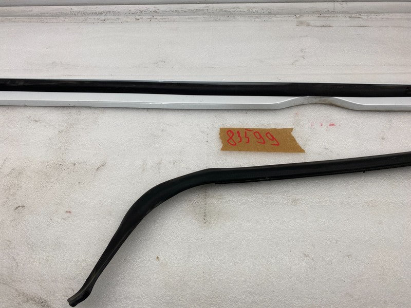 101221500F ⭕12-23 Model S Left Rocker Panel Scuff Plate Molding w/ Rubber Seal 1012215-00-F