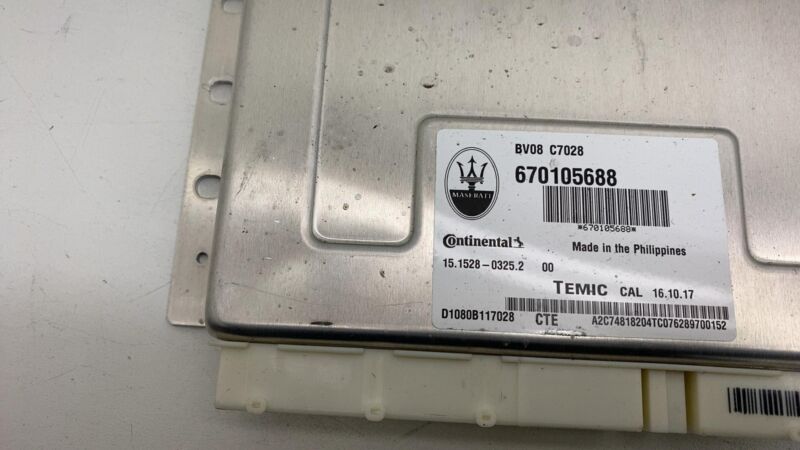 670105688 ⭕ 2017-2020 Maserati Levante Active Air Suspension Control Module Unit 670105688