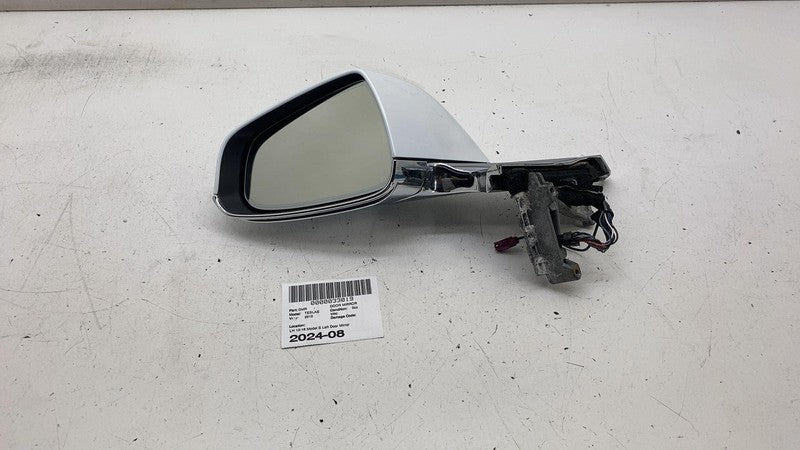 ⭕ 2012-2015 Tesla Model S Exterior Rear View Door Mirror Left White 60