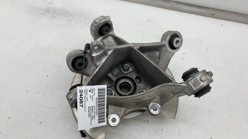 2020-2023 Tesla Model Y Rear Left Spindle Knuckle w/ Wheel Hub & Dust Shield LH