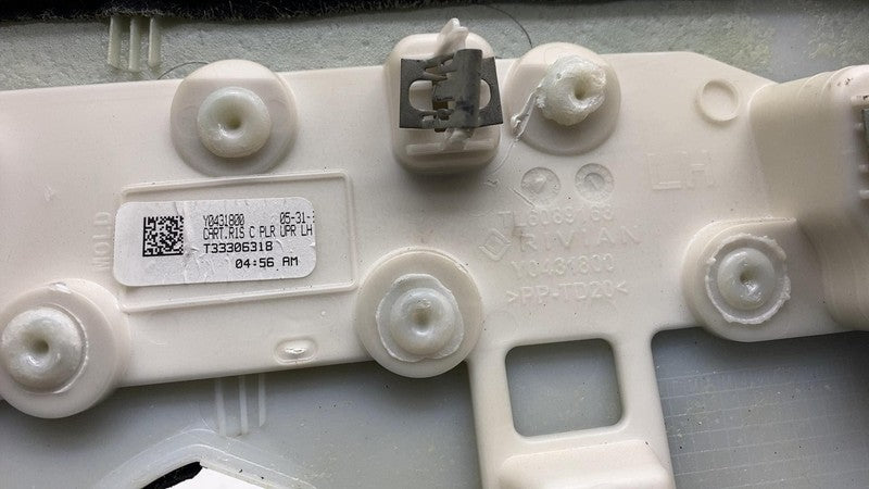 PT00003438 2022-2024 Rivian R1S Rear Driver Side C-Pillar Upper Trim Cover Panel Left Black