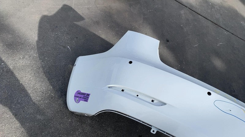 ⭕ 2017-2022 Tesla Model 3 Rear Bumper Cover w/ Park Sensor Holes Assy White PPSW