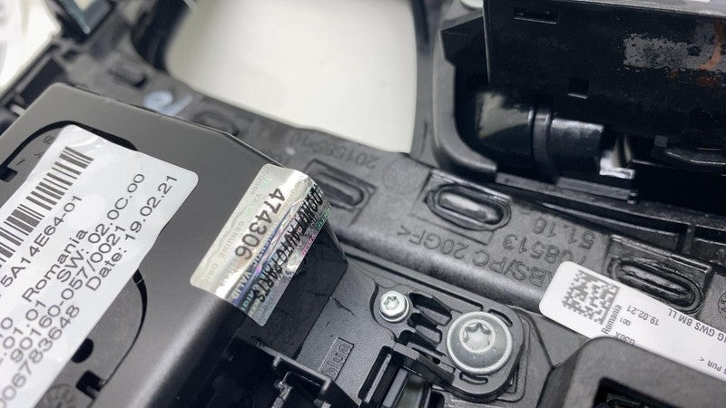 2021 BMW 530e B46X Center Console Gear Shifter Trim Bezel Media Switch