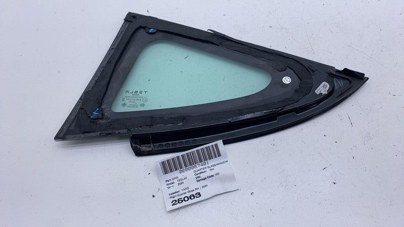 1915484-40-C ⭕24-25 Model 3 Rear Passenger Side Quarter Fixed Window Glass Right 1915484-40-C