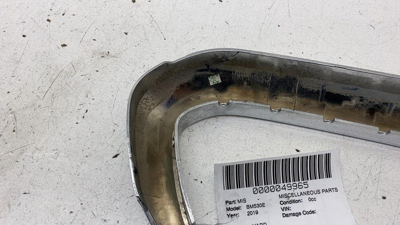 2018 2019 2020 BMW 530e G30 Front Driver Side Bumper Grille Chrome Bezel Left LH