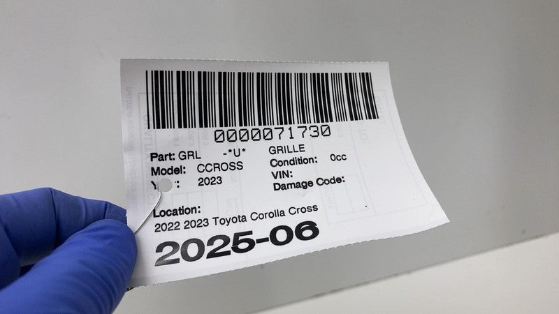 53114-0A060 ⭕ 2022 2023 Toyota Corolla Cross Front Bumper Upper Grille OEM 53114-0A060 OEM