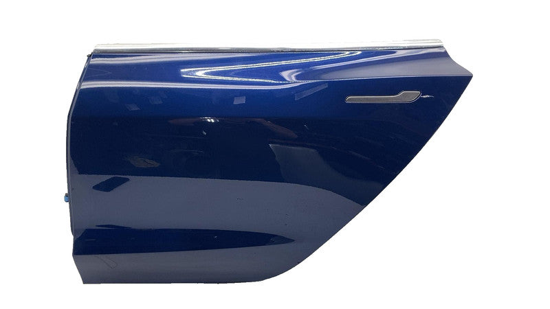 ⭕ 2017-2020 Tesla Model 3 M3 Rear Driver Side Door Shell Panel Left LH Blue PPSB