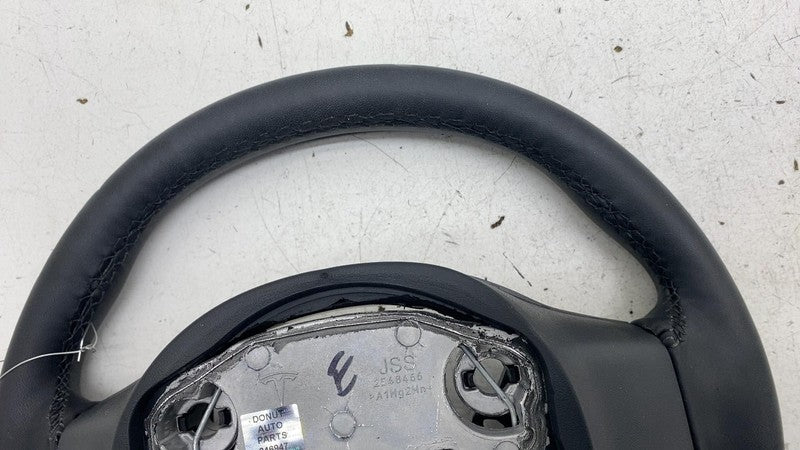 ⭕ 2021-2023 Tesla Model 3 Steering Wheel Assy Leather Black Heated 149