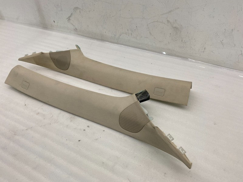 1002485 00 E ⭕ 12-15 Model S Left & Right Upper A-Pillar Cover & Tweeter Speaker 1002485-00-E