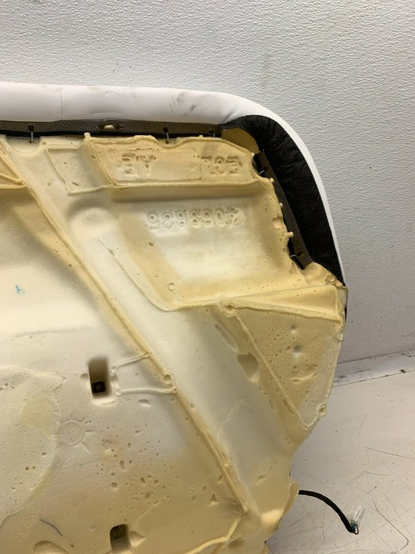 ⭕ 17-23 Model 3 Rear 2nd Row Lower Seat Cushion Pure White Leather 145