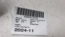 ⭕2016-2020 Tesla Model X Rear Right C-Pillar Lower Trim Cover Panel 1035977-00-E