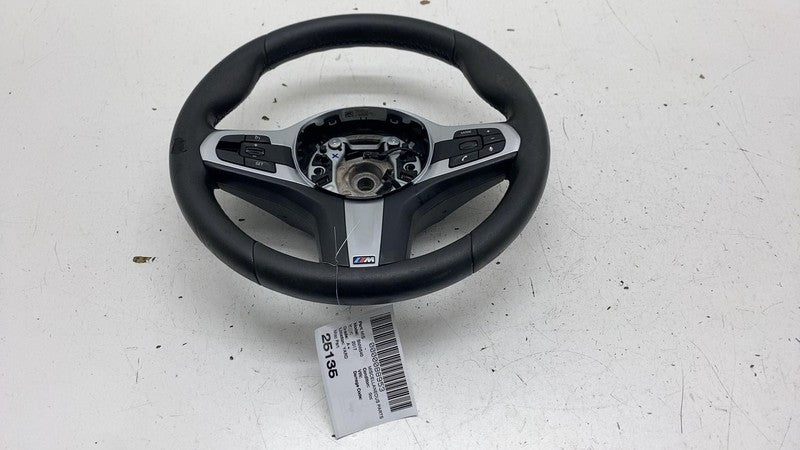 ⭕2017-2022 BMW 540i Front Driver Steering Wheel Leather w/ Paddle Shift Assembly