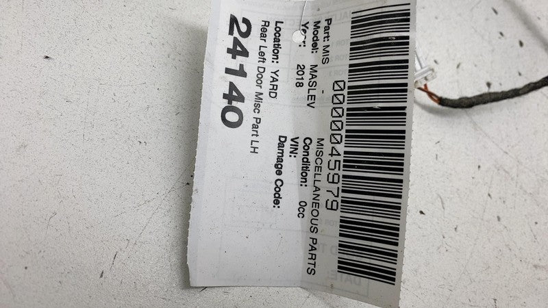 ⭕2017-2020 Maserati Levante Rear Left Door Wiring Harness Cable Wire 0